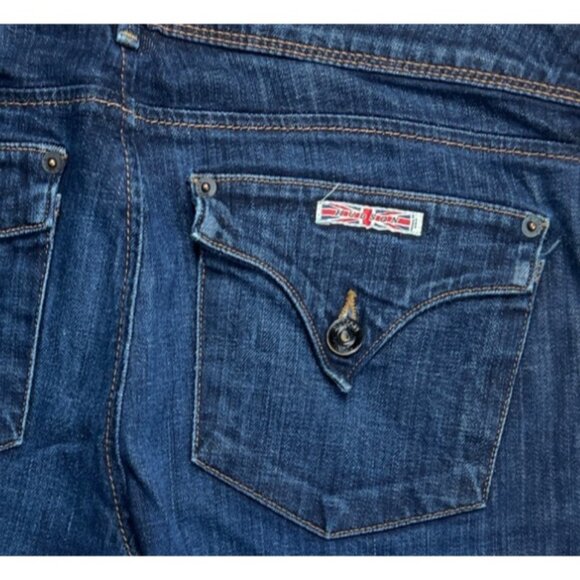Hudson Dark Blue Mid Rise Skinny Jeans Size 29 - Picture 7 of 14